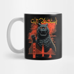 Catzilla Funny Cat Mug